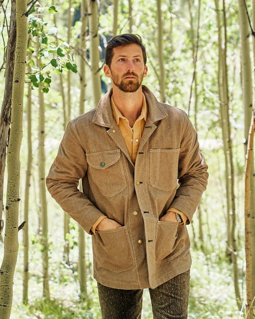 lifestyle image of Heavyweight Canvas Barn Jacket