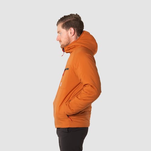 laydown image of Puffer Hoodie