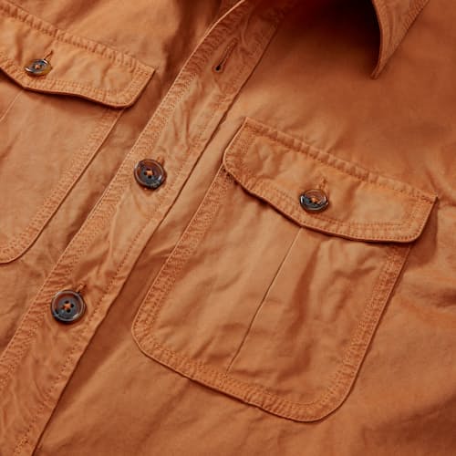 laydown image of Canvas Shirt Jacket
