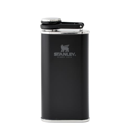 laydown image of Classic Easy Fill Wide Mouth Flask (8oz)