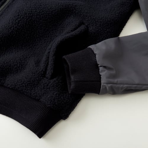 laydown image of Reversible Fleece Jacket