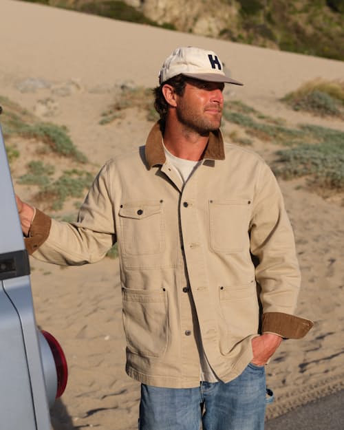 lifestyle image of Mason Canvas Barn Jacket