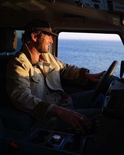 lifestyle image of Mason Canvas Barn Jacket