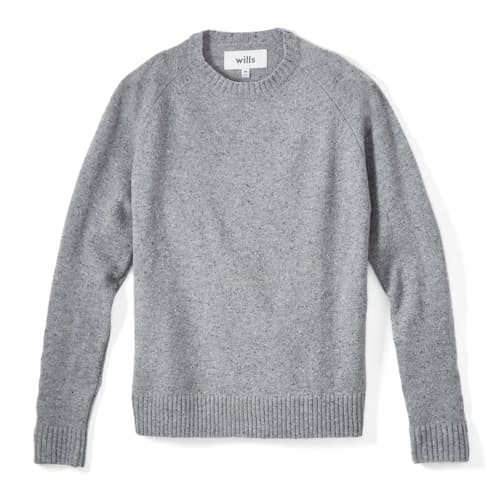 laydown image of Speckled Merino Crewneck