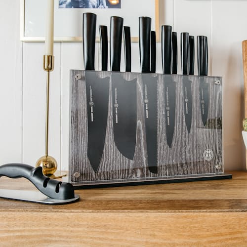 laydown image of 14 Pc Knife Block Set