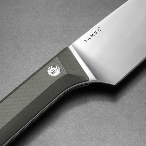 laydown image of The Hells Canyon Chef Knife