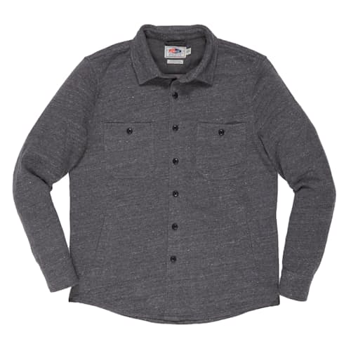 laydown image of Baywater Fleece Shirt Jacket
