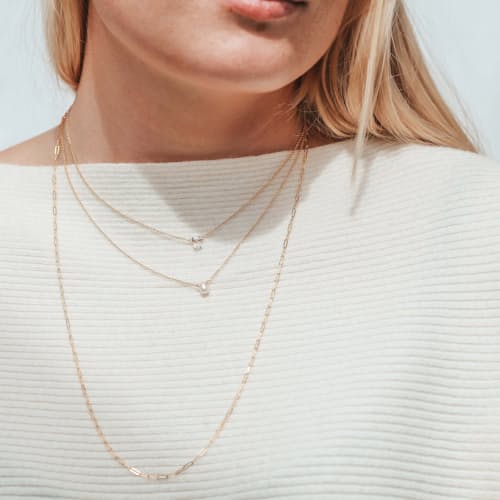 laydown image of Little Pearl Necklace