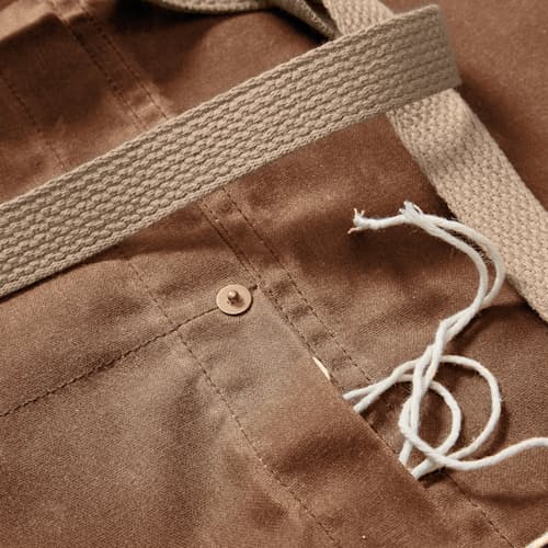 laydown image of Brad Leone Waxed Apron