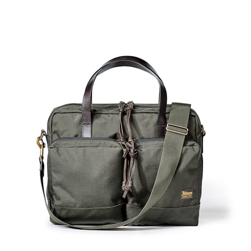 laydown image of Dryden Ballistic Nylon Briefcase - 14L