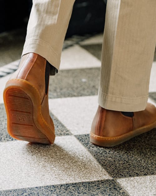 lifestyle image of Terra Slip On Chelsea Sneaker Boot