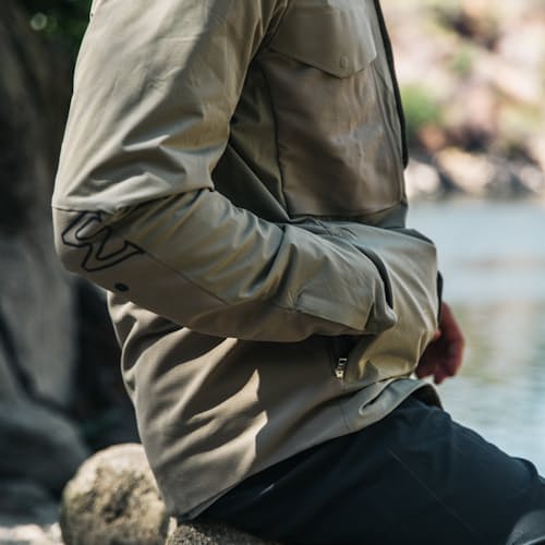 laydown image of Insulated Shacket