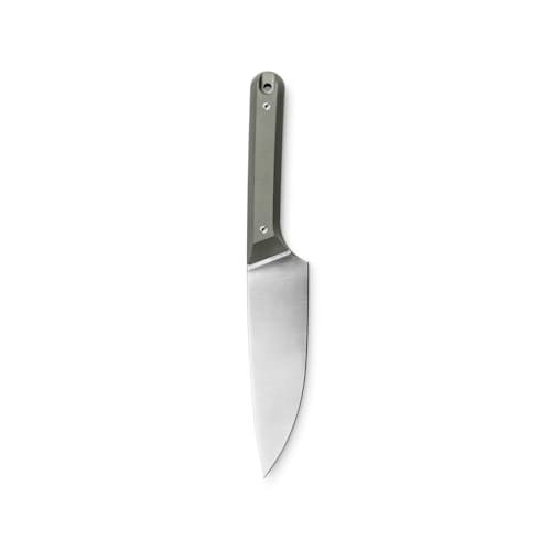 laydown image of The Hells Canyon Chef Knife