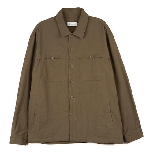 laydown image of Front Yoke Overshirt
