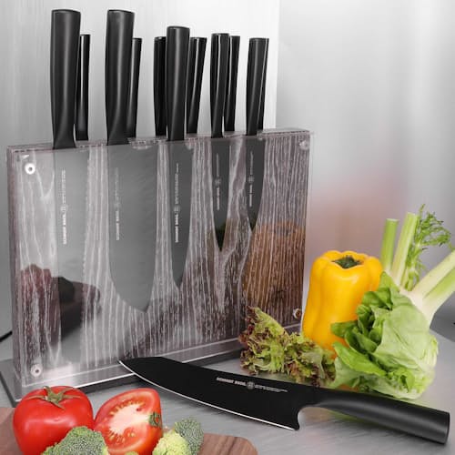 laydown image of 14 Pc Knife Block Set