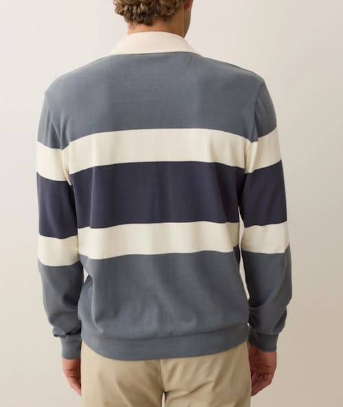lifestyle image of Sueded Rugby Polo