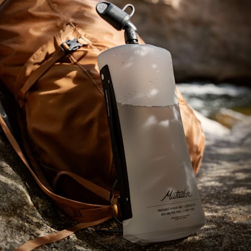 laydown image of Packable Water Bottle