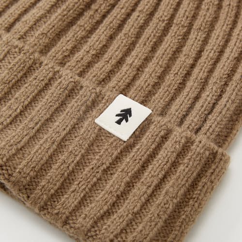 laydown image of Japanese Rib Knit Beanie