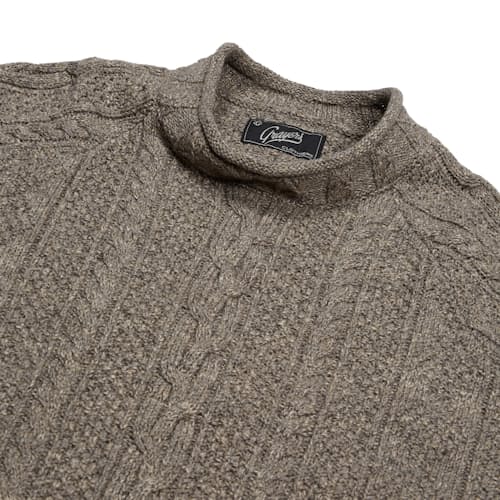 laydown image of Albert Roll Neck