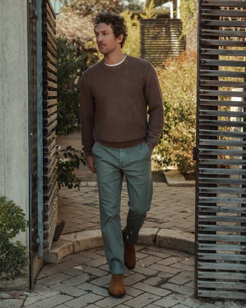 lifestyle image of Reverse Sateen Fatigue Pant