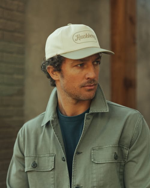 lifestyle image of Two Tone Script Hat