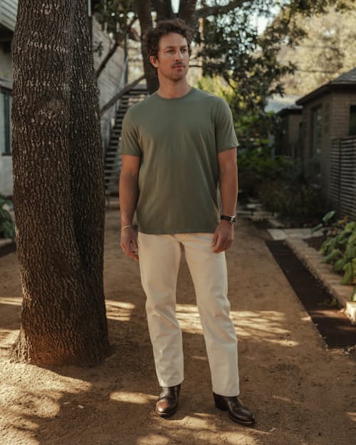 lifestyle image of Vintage Soft Wash T-Shirt