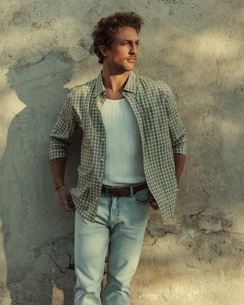 lifestyle image of Poplin Draftsman Shirt