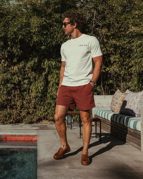lifestyle image of Basin Trunks