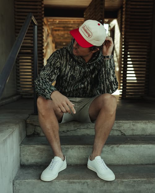 lifestyle image of Leather Terra Low Sneaker