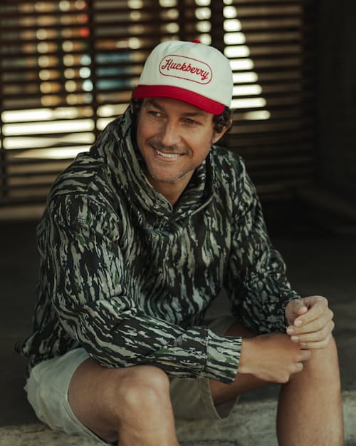 lifestyle image of Two Tone Script Hat