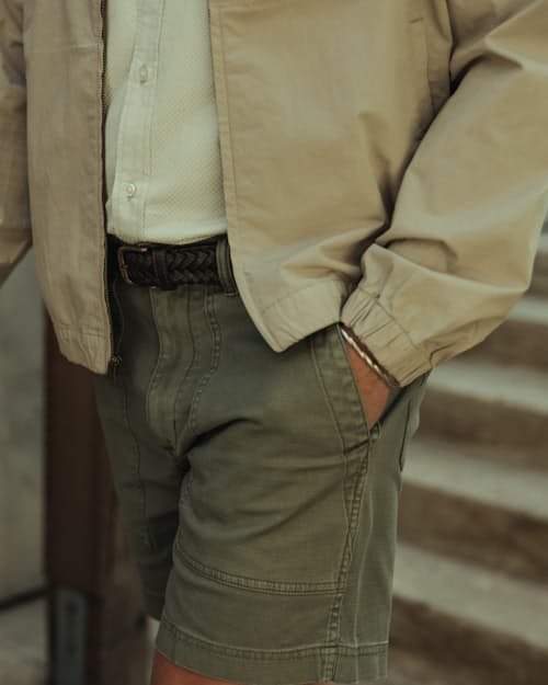lifestyle image of Poplin Blouson Jacket