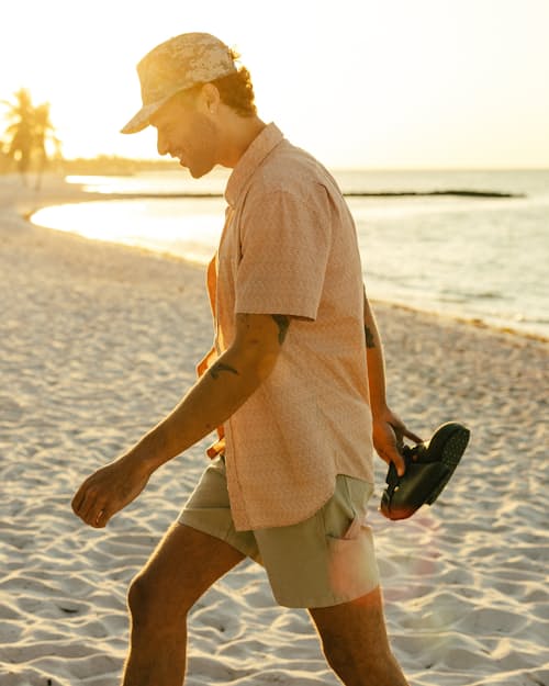 lifestyle image of Short Sleeve Stretch Cotton Shirt