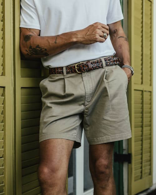 lifestyle image of 365 Pleated Short