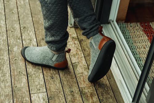 lifestyle image of Wool Outdoor Slipper Boot