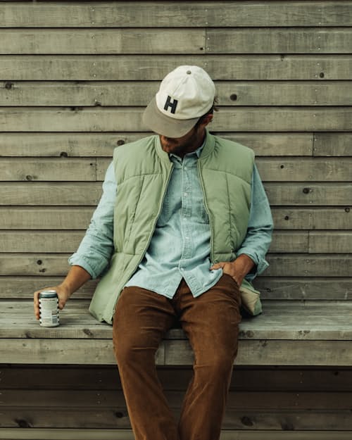 lifestyle image of Chambray Utility Shirt