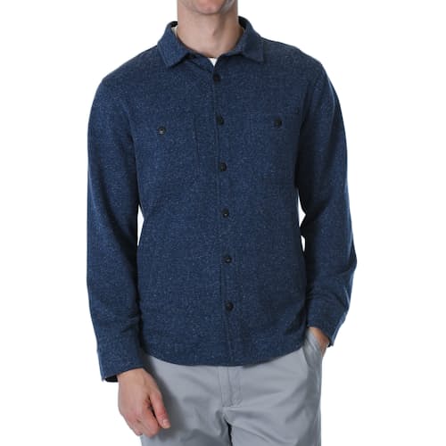 laydown image of Baywater Fleece Shirt Jacket
