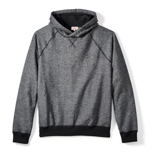 laydown image of Merino Hoodie - Exclusive