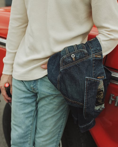 lifestyle image of Waffle Crewneck