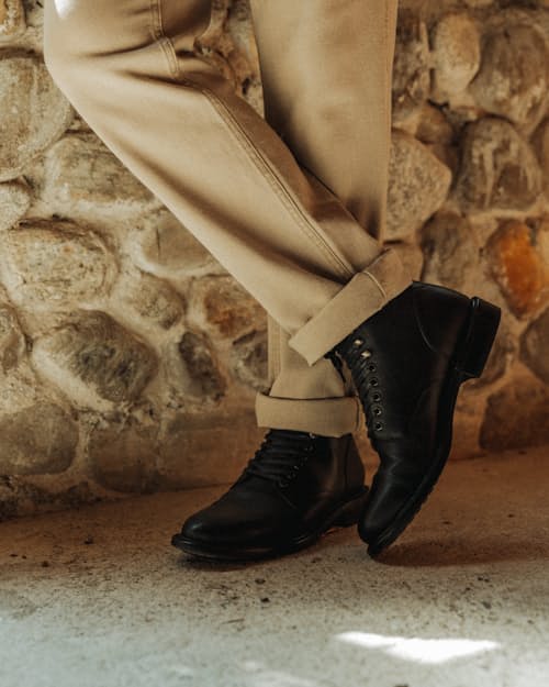 lifestyle image of Vibram® 430 Mini Lug Lace Up Boot