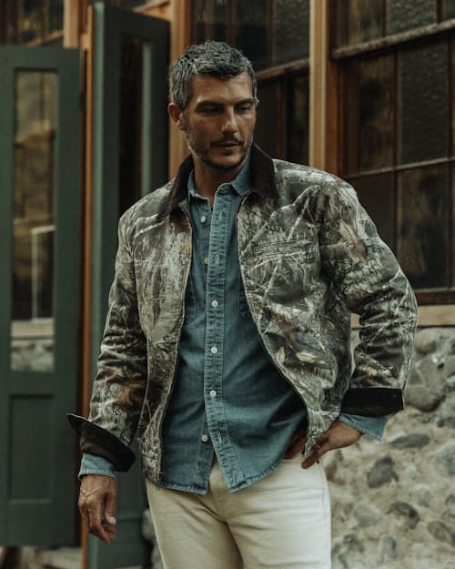 lifestyle image of Mason Canvas Work Jacket