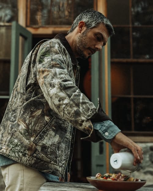 lifestyle image of Mason Canvas Work Jacket
