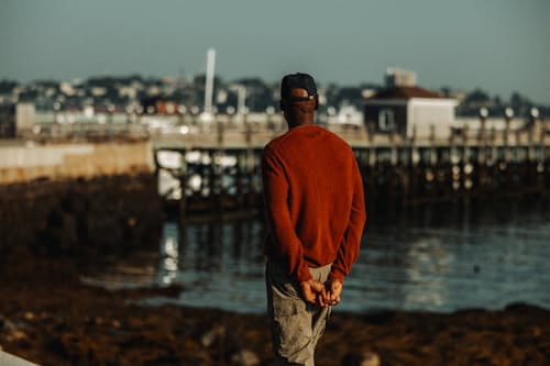 lifestyle image of Fine Merino Crewneck Sweater