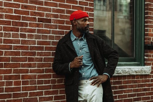 lifestyle image of Washed Denim Shirt