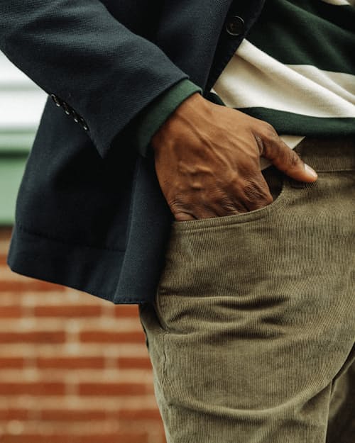 lifestyle image of Corduroy Pant - HB Straight