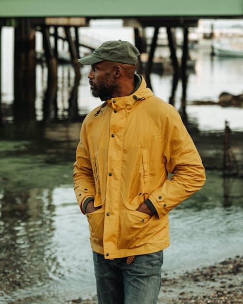 lifestyle image of Waxed Parka