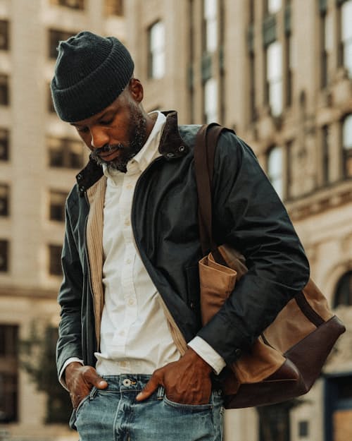 lifestyle image of The Oxford Draftsman Shirt