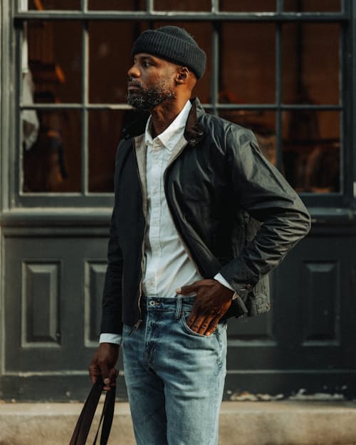 lifestyle image of The Oxford Draftsman Shirt