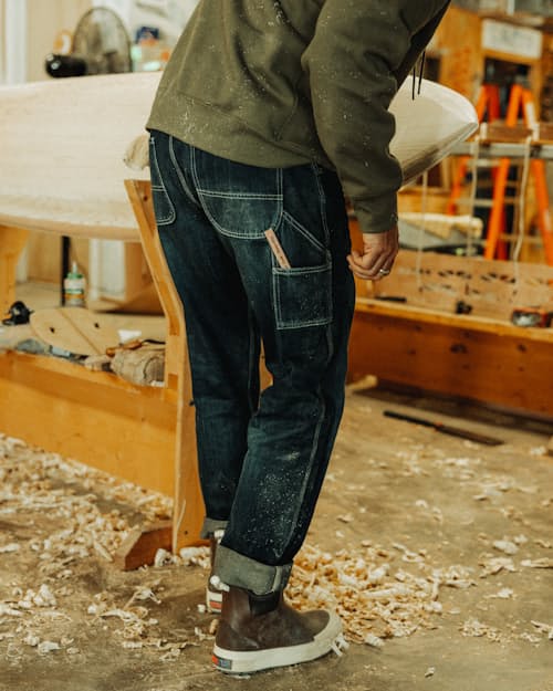 lifestyle image of Huckberry x XTRATUF Legacy Elevate Deck Boot