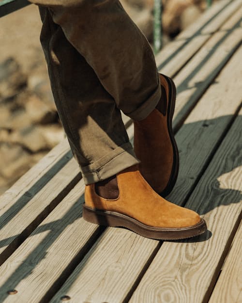 lifestyle image of Vibram® 2060 Wedge Chelsea Boot