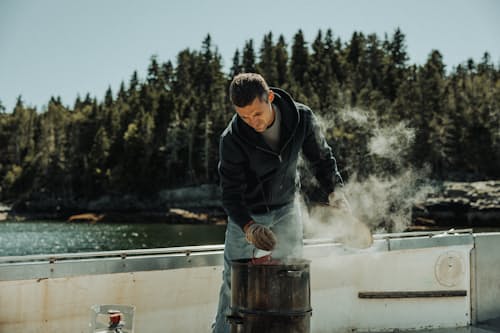 lifestyle image of Stretch Selvedge Denim - HB Classic